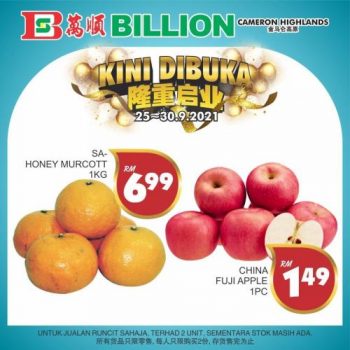BILLION-Opening-Promotion-at-Cameron-Highlands-11-350x350 - Pahang Promotions & Freebies Supermarket & Hypermarket 