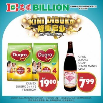 BILLION-Opening-Promotion-at-Cameron-Highlands-19-350x349 - Pahang Promotions & Freebies Supermarket & Hypermarket 