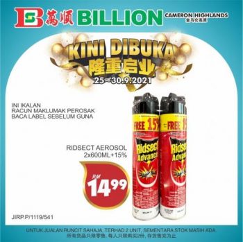 BILLION-Opening-Promotion-at-Cameron-Highlands-25-350x349 - Pahang Promotions & Freebies Supermarket & Hypermarket 
