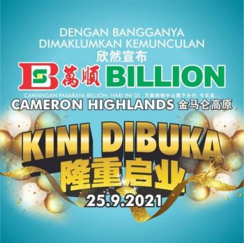 BILLION-Opening-Promotion-at-Cameron-Highlands-350x349 - Pahang Promotions & Freebies Supermarket & Hypermarket 