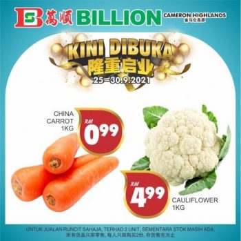 BILLION-Opening-Promotion-at-Cameron-Highlands-9-350x349 - Pahang Promotions & Freebies Supermarket & Hypermarket 