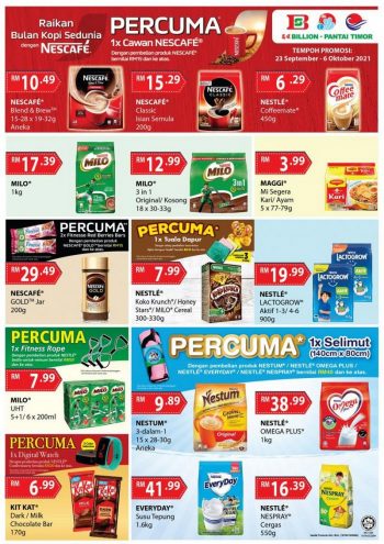 BILLION-Pantai-Timor-Nestle-Promotion-7-350x495 - Johor Kedah Kelantan Kuala Lumpur Melaka Negeri Sembilan Pahang Penang Perak Perlis Promotions & Freebies Putrajaya Sabah Sarawak Selangor Supermarket & Hypermarket Terengganu 