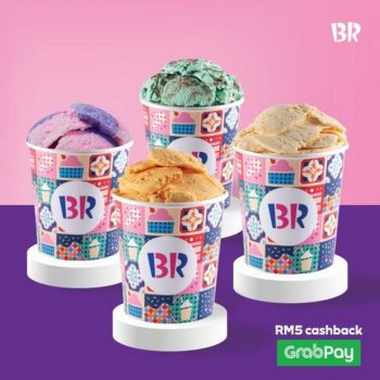 Baskin-Robbins-GrabPay-RM5-Cashback-Promotion-350x350 - Beverages Food , Restaurant & Pub Ice Cream Johor Kedah Kelantan Kuala Lumpur Melaka Negeri Sembilan Pahang Penang Perak Perlis Promotions & Freebies Putrajaya Sabah Sarawak Selangor Terengganu 