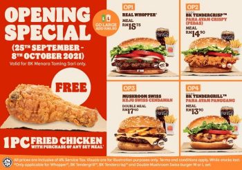 Burger-King-Opening-Promotion-at-Menara-Taming-Sari-1-350x247 - Beverages Burger Food , Restaurant & Pub Melaka Promotions & Freebies 