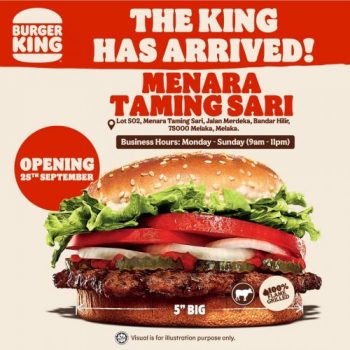 Burger-King-Opening-Promotion-at-Menara-Taming-Sari-350x350 - Beverages Burger Food , Restaurant & Pub Melaka Promotions & Freebies 