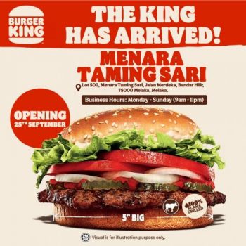 Burger-King-Opening-Promotion-at-Menara-Taming-Sari-350x350 - Beverages Burger Food , Restaurant & Pub Melaka Promotions & Freebies 