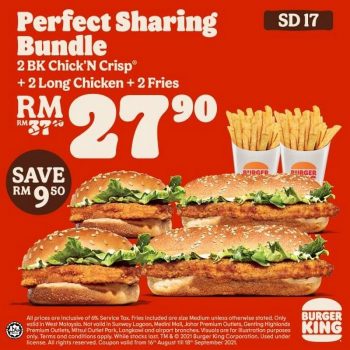 Burger-King-Perfect-Sharing-Bundle-Promotion-350x350 - Beverages Burger Food , Restaurant & Pub Johor Kedah Kelantan Kuala Lumpur Melaka Negeri Sembilan Pahang Penang Perak Perlis Promotions & Freebies Putrajaya Sabah Sarawak Selangor Terengganu 