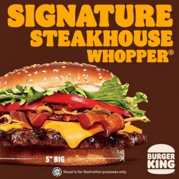 Burger-King-Signature-Steakhouse-Whopper-350x350 - Beverages Burger Fast Food Food , Restaurant & Pub Johor Kedah Kelantan Kuala Lumpur Melaka Negeri Sembilan Pahang Penang Perak Perlis Promotions & Freebies Putrajaya Sabah Sarawak Selangor Terengganu 