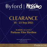 10-23 Sep 2021: Byford & Mossimo Clearance Sale at Parkson Elite Pavilion