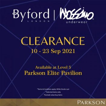 Byford-Mossimo-Clearance-Sale-at-Parkson-Elite-Pavilion-350x350 - Fashion Accessories Fashion Lifestyle & Department Store Kuala Lumpur Lingerie Selangor Underwear Warehouse Sale & Clearance in Malaysia 