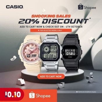 Casio-20-off-Promo-350x350 - Fashion Lifestyle & Department Store Johor Kedah Kelantan Kuala Lumpur Melaka Negeri Sembilan Online Store Pahang Penang Perak Perlis Promotions & Freebies Putrajaya Sabah Sarawak Selangor Terengganu Watches 