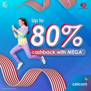 Celcom-80-Cashback-with-Mega-350x350 - Johor Kedah Kelantan Kuala Lumpur Melaka Negeri Sembilan Online Store Others Pahang Penang Perak Perlis Promotions & Freebies Putrajaya Sabah Sarawak Selangor Terengganu 