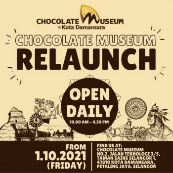 Chocolate-Museum-Relaunch-Free-Entry-Promotion-350x350 - Gifts , Souvenir & Jewellery Promotions & Freebies Selangor 