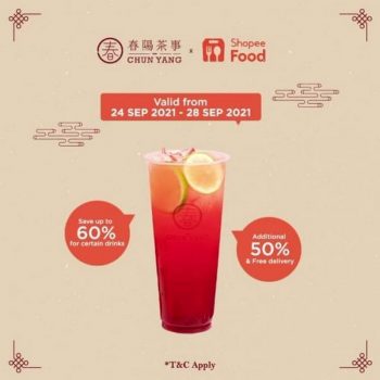 Chun-Yang-Tea-Special-Deal-350x350 - Beverages Food , Restaurant & Pub Johor Kedah Kelantan Kuala Lumpur Melaka Negeri Sembilan Pahang Penang Perak Perlis Promotions & Freebies Putrajaya Sabah Sarawak Selangor 