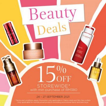 Clarins-Weekend-Beauty-Deals-Promotion-350x350 - Beauty & Health Johor Kedah Kelantan Kuala Lumpur Melaka Negeri Sembilan Pahang Penang Perak Perlis Personal Care Promotions & Freebies Putrajaya Sabah Sarawak Selangor Skincare 