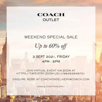Coach-Weekend-Special-Sale-350x350 3 Sep 2021: Coach Weekend Special Sale