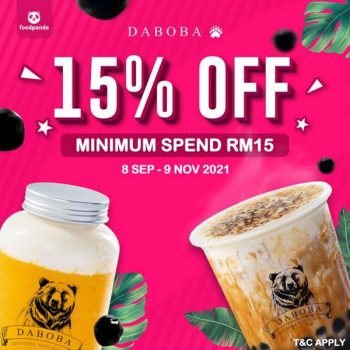 Daboba-FoodPanda-15-OFF-Promotion-350x350 - Beverages Food , Restaurant & Pub Johor Kedah Kelantan Kuala Lumpur Melaka Negeri Sembilan Pahang Penang Perak Perlis Promotions & Freebies Putrajaya Sabah Sarawak Selangor Terengganu 