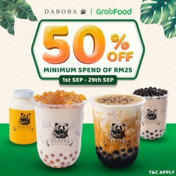 Daboba-GrabFood-50-OFF-Promo-Code-Promotion-350x350 - Beverages Food , Restaurant & Pub Melaka Pahang Promotions & Freebies Selangor 