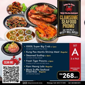 Delay-No-More-Crab-Under-The-Sea-Clawsome-Seafood-Promo-2-350x350 - Beverages Food , Restaurant & Pub Promotions & Freebies Putrajaya 