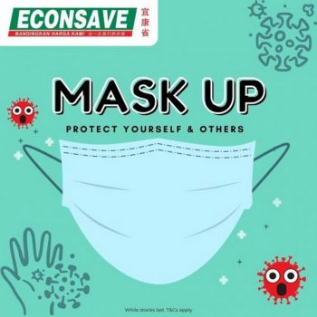 Econsave-Mask-Up-Promotion-350x350 - Johor Kedah Kelantan Kuala Lumpur Melaka Negeri Sembilan Pahang Penang Perak Perlis Promotions & Freebies Putrajaya Sabah Sarawak Selangor Supermarket & Hypermarket Terengganu 