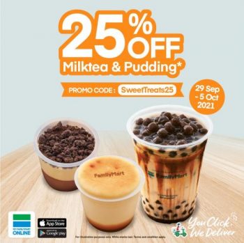 FamilyMart-Online-Milktea-Pudding-25-OFF-Promotion-350x349 - Beverages Food , Restaurant & Pub Johor Kedah Kelantan Kuala Lumpur Melaka Negeri Sembilan Online Store Pahang Penang Perak Perlis Promotions & Freebies Putrajaya Sabah Sarawak Selangor Terengganu 