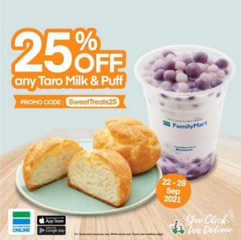 FamilyMart-Online-Taro-Milk-Puff-25-OFF-Promotion-350x349 - Beverages Food , Restaurant & Pub Johor Kedah Kelantan Kuala Lumpur Melaka Negeri Sembilan Online Store Pahang Penang Perak Perlis Promotions & Freebies Putrajaya Sabah Sarawak Selangor Terengganu 