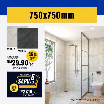 Feruni-Ceramiche-Sapu-All-Clearance-Sale-14-350x350 - Building Materials Flooring Home & Garden & Tools Johor Kedah Kelantan Kuala Lumpur Melaka Negeri Sembilan Pahang Penang Perak Perlis Putrajaya Sabah Sarawak Selangor Terengganu Warehouse Sale & Clearance in Malaysia 