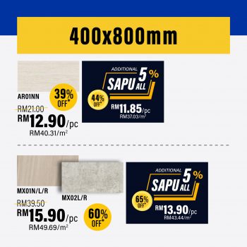 Feruni-Ceramiche-Sapu-All-Clearance-Sale-17-350x350 - Building Materials Flooring Home & Garden & Tools Johor Kedah Kelantan Kuala Lumpur Melaka Negeri Sembilan Pahang Penang Perak Perlis Putrajaya Sabah Sarawak Selangor Terengganu Warehouse Sale & Clearance in Malaysia 