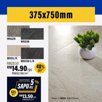 Feruni-Ceramiche-Sapu-All-Clearance-Sale-18-350x350 - Building Materials Flooring Home & Garden & Tools Johor Kedah Kelantan Kuala Lumpur Melaka Negeri Sembilan Pahang Penang Perak Perlis Putrajaya Sabah Sarawak Selangor Terengganu Warehouse Sale & Clearance in Malaysia 