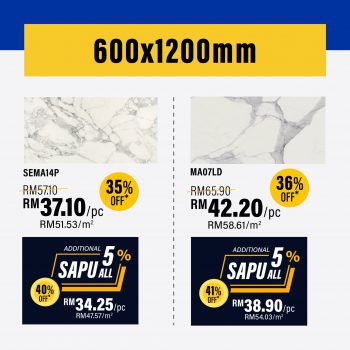 Feruni-Ceramiche-Sapu-All-Clearance-Sale-19-350x350 - Building Materials Flooring Home & Garden & Tools Johor Kedah Kelantan Kuala Lumpur Melaka Negeri Sembilan Pahang Penang Perak Perlis Putrajaya Sabah Sarawak Selangor Terengganu Warehouse Sale & Clearance in Malaysia 