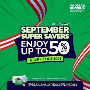 Football-Republic-50-off-Sale-at-Genting-Highlands-Premium-Outlets-350x350 - Apparels Fashion Accessories Fashion Lifestyle & Department Store Footwear Malaysia Sales Pahang Sportswear 