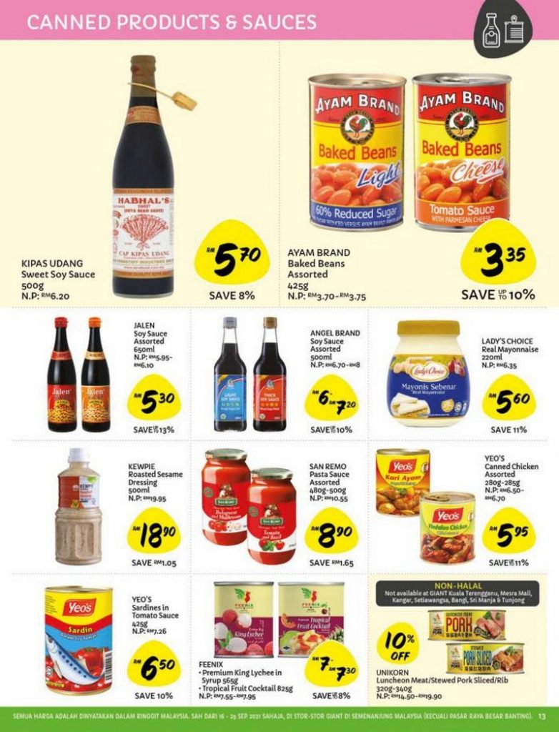 1629 Sep 2021 Giant Malaysian Brands Promotion Catalogue