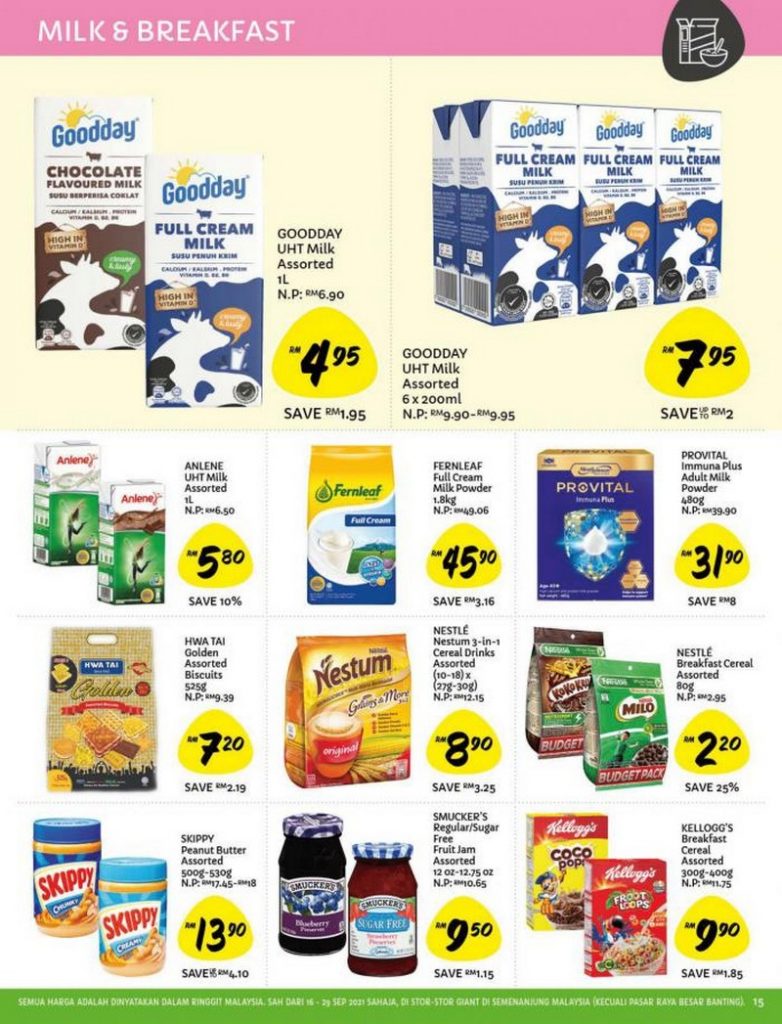 1629 Sep 2021 Giant Malaysian Brands Promotion Catalogue
