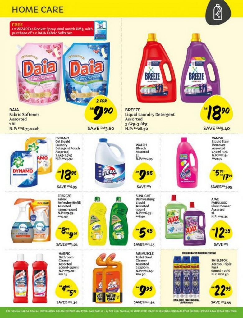 1629 Sep 2021 Giant Malaysian Brands Promotion Catalogue
