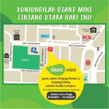 Giant-Mini-Opening-Promotion-at-Jinjang-Utara-Dataran-Dwitasik-2-350x350 - Kuala Lumpur Promotions & Freebies Selangor Supermarket & Hypermarket 