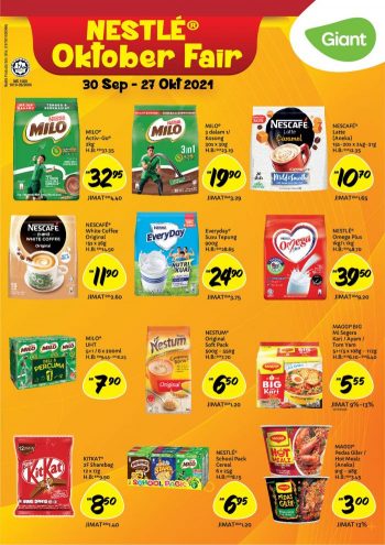 Giant-Nestle-October-Fair-Promotion-350x495 - Johor Kedah Kelantan Kuala Lumpur Melaka Negeri Sembilan Pahang Penang Perak Perlis Promotions & Freebies Putrajaya Sabah Sarawak Selangor Supermarket & Hypermarket Terengganu 
