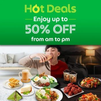 GrabFood-Hot-Deals-Promotion-350x350 - Beverages Food , Restaurant & Pub Johor Kedah Kelantan Kuala Lumpur Melaka Negeri Sembilan Online Store Pahang Penang Perak Perlis Promotions & Freebies Putrajaya Sabah Sarawak Selangor Terengganu 