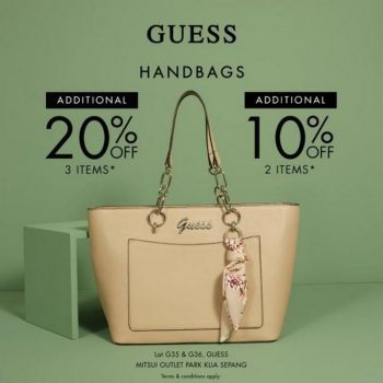 Guess-Handbags-September-Weekday-Promotion-at-Mitsui-Outlet-Park-350x350 - Bags Fashion Accessories Fashion Lifestyle & Department Store Promotions & Freebies Selangor 