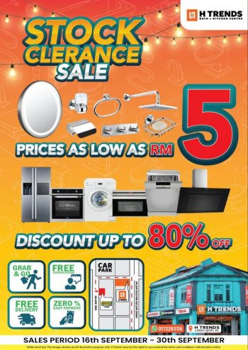 H-Trends-Kitchen-Bathware-Stock-Clearance-Sale-350x494 - Building Materials Electronics & Computers Home & Garden & Tools Home Appliances Kitchen Appliances Kuala Lumpur Sanitary & Bathroom Selangor Warehouse Sale & Clearance in Malaysia 
