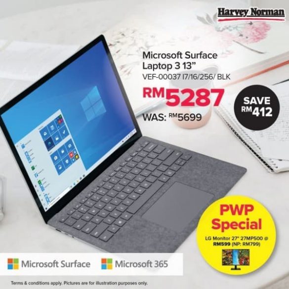 10 Sep 2021 Onward Harvey Norman Microsoft Surface Laptop 3 Promo