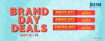 Isetan-Brand-Day-Deals-350x139 - Johor Kedah Kelantan Kuala Lumpur Melaka Negeri Sembilan Online Store Pahang Penang Perak Perlis Promotions & Freebies Putrajaya Sabah Sarawak Selangor Supermarket & Hypermarket Terengganu 