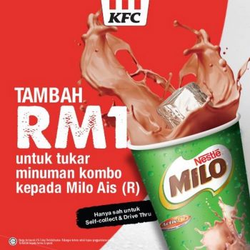 KFC-Upgrade-to-Milo-at-RM1-Promotion-350x350 - Beverages Food , Restaurant & Pub Johor Kedah Kelantan Kuala Lumpur Melaka Negeri Sembilan Pahang Penang Perak Perlis Promotions & Freebies Putrajaya Sabah Sarawak Selangor Terengganu 