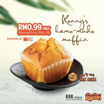 Kenny-Rogers-ROASTERS-ShopeePay-Home-made-Muffin-at-RM0.99-Promotion-350x350 - Beverages Food , Restaurant & Pub Johor Kedah Kelantan Kuala Lumpur Melaka Negeri Sembilan Online Store Pahang Penang Perak Perlis Promotions & Freebies Putrajaya Sabah Sarawak Selangor Terengganu 