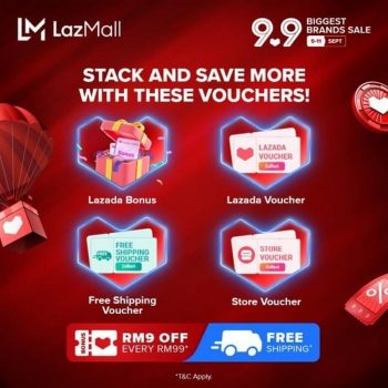 Lazada-9.9-Biggest-Brands-Sale-1-350x350 - Johor Kedah Kelantan Kuala Lumpur Malaysia Sales Melaka Negeri Sembilan Online Store Others Pahang Penang Perak Perlis Putrajaya Sabah Sarawak Selangor Terengganu 