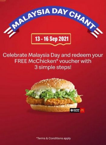 McDonalds-Drive-Thru-Malaysia-Day-Free-McChicken-Voucher-Promotion-350x479 - Beverages Fast Food Food , Restaurant & Pub Johor Kedah Kelantan Kuala Lumpur Melaka Negeri Sembilan Pahang Penang Perak Perlis Promotions & Freebies Putrajaya Sabah Sarawak Selangor Terengganu 