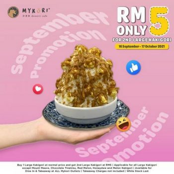 Mykori-2nd-Large-Kakigori-Promotion-350x350 - Beverages Food , Restaurant & Pub Johor Kedah Kelantan Kuala Lumpur Melaka Negeri Sembilan Pahang Penang Perak Perlis Promotions & Freebies Putrajaya Sabah Sarawak Selangor Terengganu 