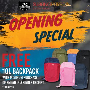 Original-Classic-Opening-Special-at-Subang-Parade-2-350x350 - Fashion Accessories Fashion Lifestyle & Department Store Promotions & Freebies Selangor 