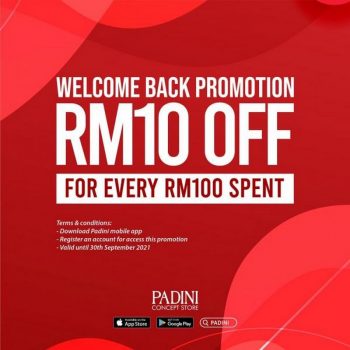 Padini-Welcome-Back-Promotion-350x350 - Apparels Fashion Accessories Fashion Lifestyle & Department Store Johor Kedah Kelantan Kuala Lumpur Melaka Negeri Sembilan Online Store Pahang Penang Perak Perlis Promotions & Freebies Putrajaya Sabah Sarawak Selangor Terengganu 