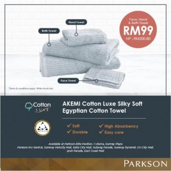 Parkson-Akemi-Towel-Set-Promotion-1-350x350 - Johor Kedah Kelantan Kuala Lumpur Melaka Negeri Sembilan Others Pahang Penang Perak Perlis Promotions & Freebies Putrajaya Selangor Supermarket & Hypermarket Terengganu 