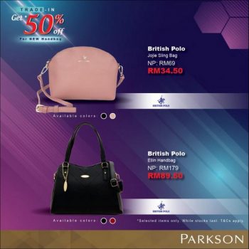 Parkson-Trade-In-Get-50-OFF-New-Handbag-Promotion-2-350x350 - Johor Kedah Kelantan Kuala Lumpur Melaka Negeri Sembilan Pahang Penang Perak Perlis Promotions & Freebies Putrajaya Sabah Sarawak Selangor Supermarket & Hypermarket Terengganu 